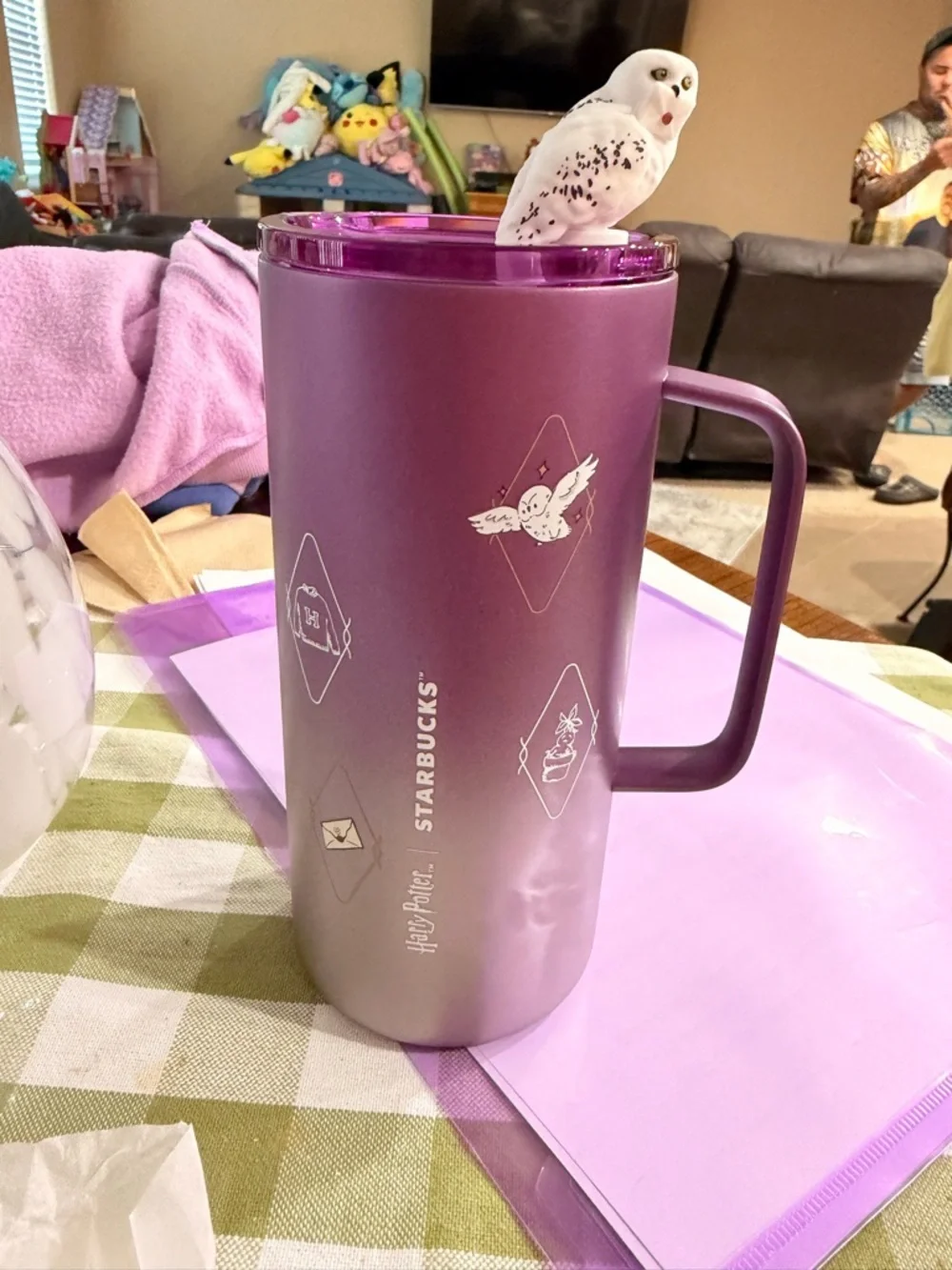 Harry Potter x Starbucks Purple Stainless Steel Tumbler - Picture 2 of 5